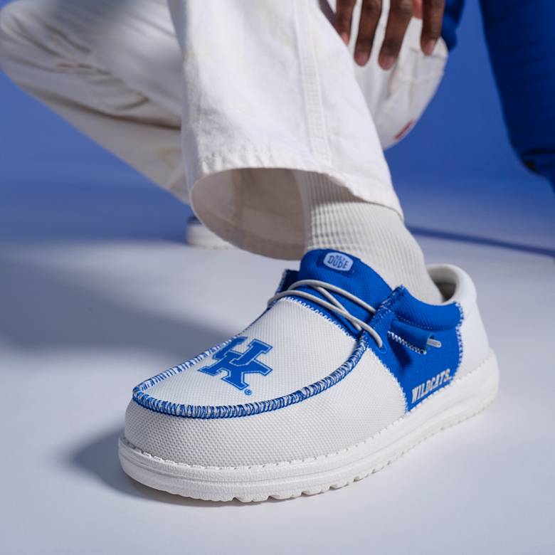 Hey Dude Men's Wally Tri Kentucky Wildcats Shoes | Golf Galaxy Hey Dude Men's Wally Tri Kentucky Wildcats Shoes | Golf Galaxy